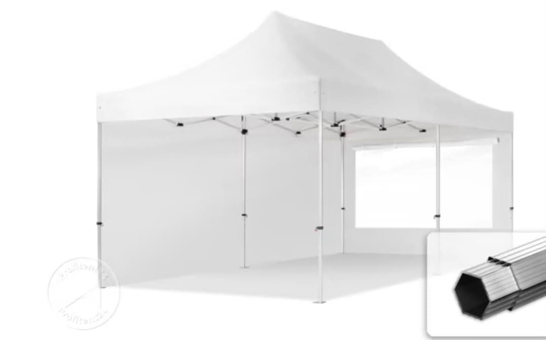Partytent Easy-Up 8×4 (wit)